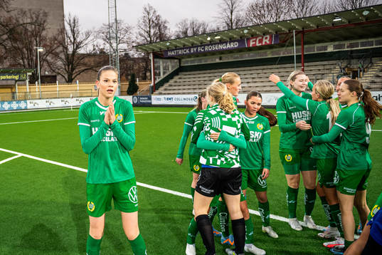 Hammarbys Bella Andersson jublar