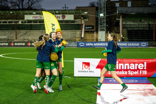 Hammarbys Julia Krantz jublar