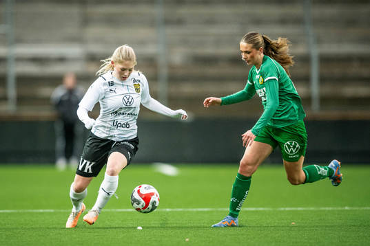 Umeås Stella Jonsson och Hammarbys Carmen Cernjul
