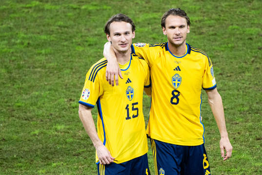 Hjalmar Ekdal and Albin Ekdal of Sweden