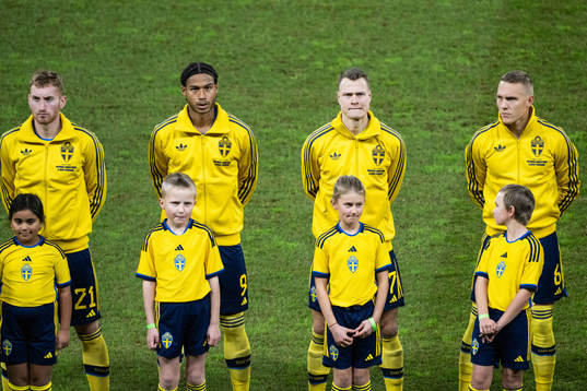 Dejan Kulusevski, Jens Cajuste, Viktor Claesson and Ludwig