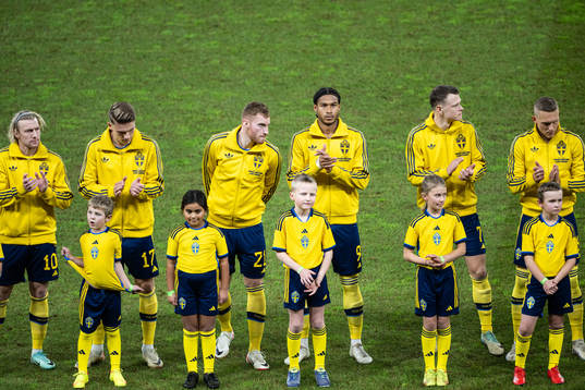 Emil Forsberg, Viktor Gyökeres, Dejan Kulusevski, Jens