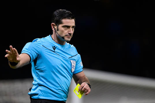 Referee Fabio Maresca