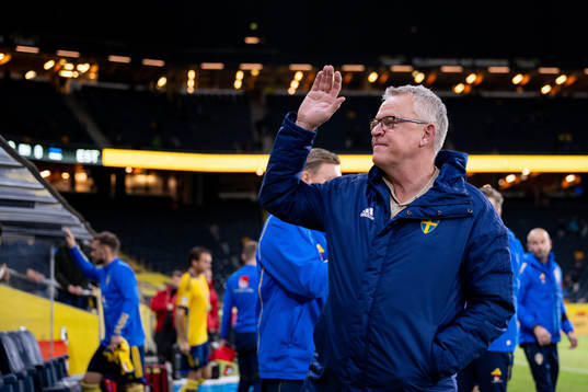 Head coach Janne Andersson of Sweden