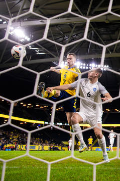 Viktor Claesson of Sweden and Rasmus Peetson of Estonia