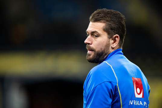 Goalkeeper Kristoffer Nordfeldt of Sweden