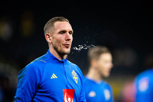 Goalkeeper Robin Olsen of Sweden