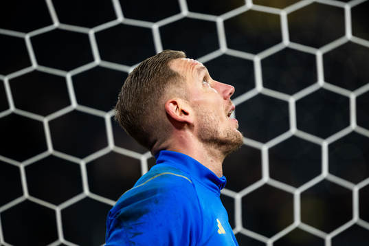 Goalkeeper Robin Olsen of Sweden