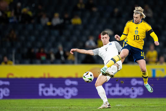 Georgi Tunjov of Estonia and Emil Forsberg of Sweden