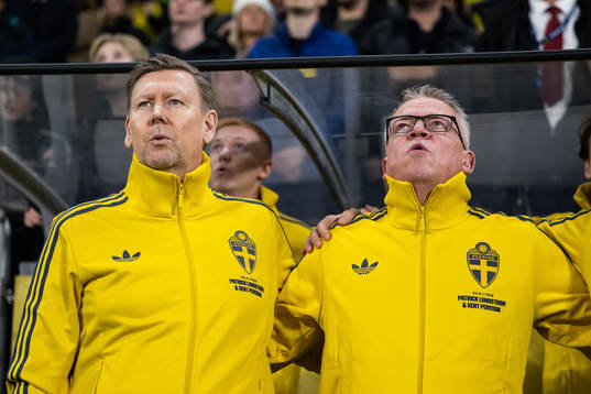 Assistant coach Peter Wettergren and Head coach Janne