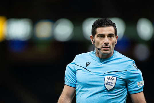Referee Fabio Maresca