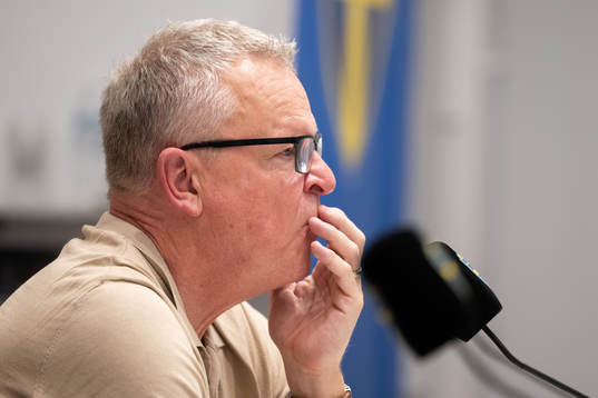 Head coach Janne Andersson of Sweden