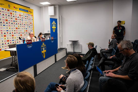 Head coach Janne Andersson of Sweden