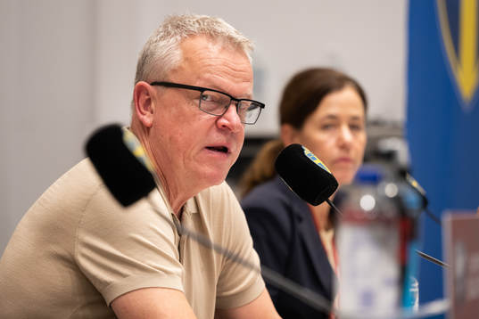 Head coach Janne Andersson of Sweden