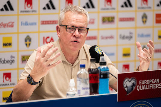 Head coach Janne Andersson of Sweden