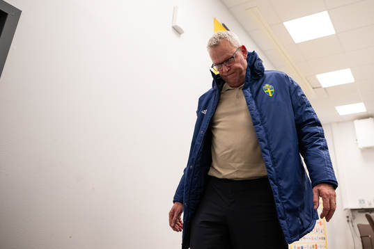 Head coach Janne Andersson of Sweden