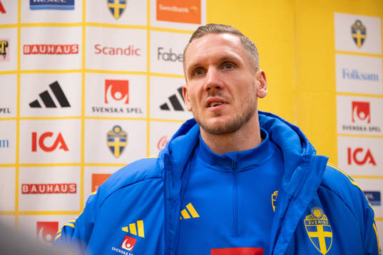 Goalkeeper Robin Olsen of Sweden
