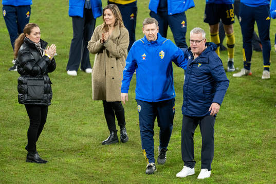 Assistant coach Peter Wettergren and Head coach Janne