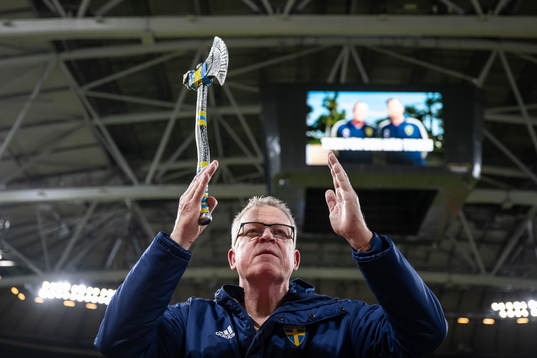 Head coach Janne Andersson of Sweden