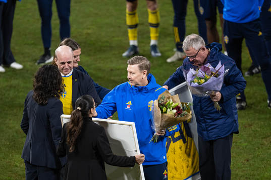 Fredrik Reinfeldt, president of the Swedish Football