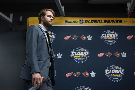 Goaltender Filip Gustavsson of Minnesota Wild