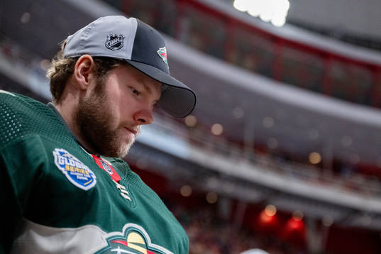 Goaltender Filip Gustavsson of Minnesota Wild