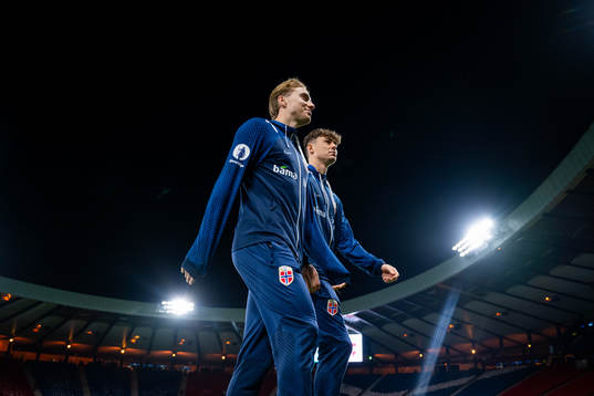 Kristian Thorstvedt and Jørgen Strand Larsen of Norway