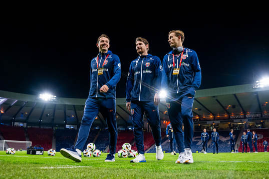 Sander Berge, Stefan Strandberg and Marcus Holmgren