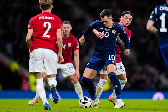 Lawrence Shankland of Scotland and Patrick Berg of Norway