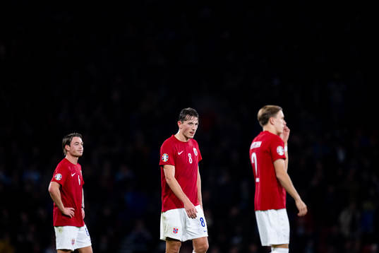 Patrick Berg and Sander Berge of Norway
