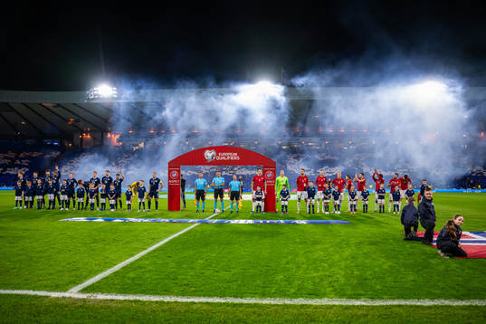 Players of Scotland and Norway