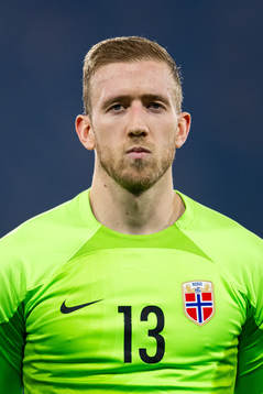 Goalkeeper Egil Selvik of Norway