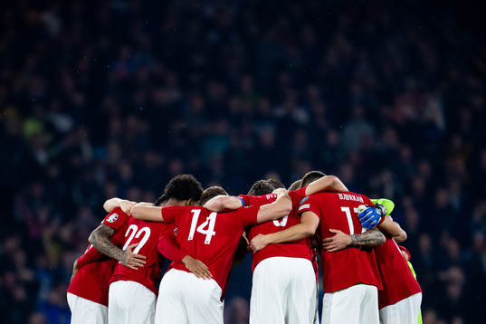 Julian Ryerson, Sander Berge, Fredrik André Bjørkan and