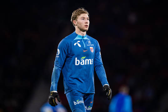 Goalkeeper Mathias Dyngeland of Norway