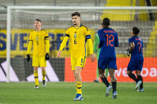 Armin Gigovic of Sweden looks dejected
