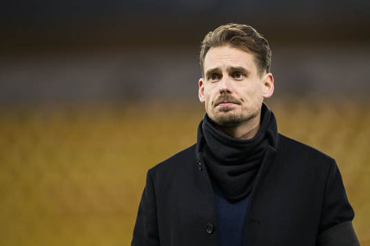 Head coach Daniel Bäckström of Sweden looks dejected