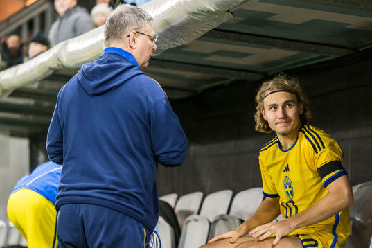 Sebastian Nanasi of Sweden looks dejected