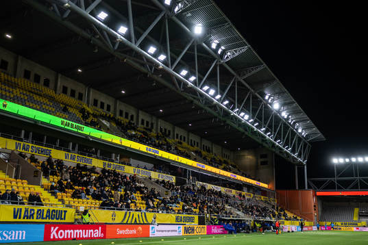 Spectators in the stands
