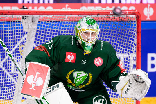 goaltender Maxime Lagacé of Färjestad