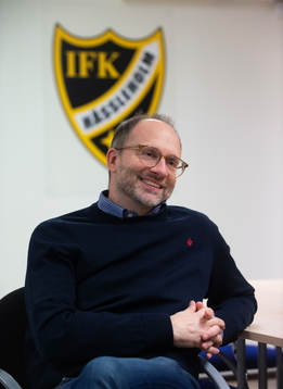 IFK Hässleholms ordförande Mikael Kipowski i Hässleholm