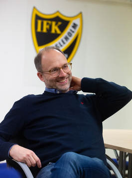 IFK Hässleholms ordförande Mikael Kipowski i Hässleholm