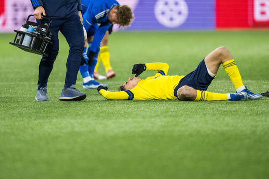 Sveriges Taha Ayari har ont