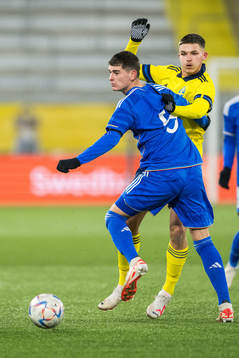 Italiens Luca Lipani och Sveriges Leonardo De Oliveira