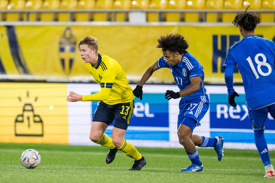 Sveriges Nils Zetterström och Italiens Aaron