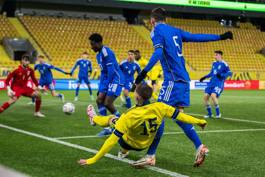 Sveriges Leonardo De Oliveira och Italiens Luca Lipani