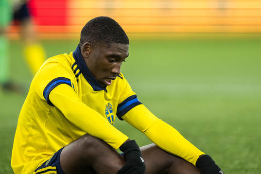 Sveriges Emmannuel Tannor deppar