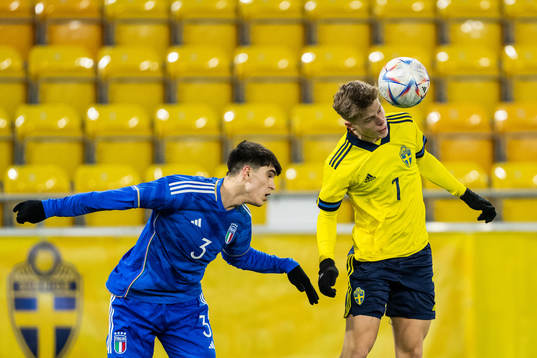 Italiens Davide Bartesaghi och Sveriges Gottfrid Rapp