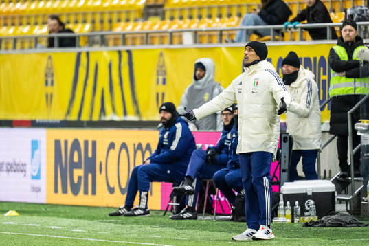 Italiens förbundskapten Bernardo Corradi