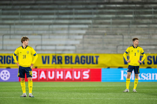 Sveriges Ture Sandberg och Anes Cardaklija deppar
