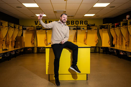 Elfsborgs manager Jimmy Thelin